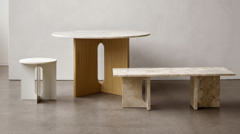 Menu designové odkládací stolky Androgyne Side Table (průměr 40 cm)