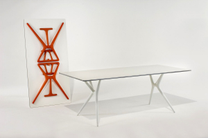 Kartell designové pracovní stoly Spoon Table (140 x 72 x 74 cm)