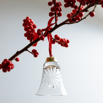 Rückl designové vánoční ozdoby Christmas Decorations Bell Clear