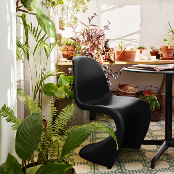 Výprodej Vitra designové židle Panton Chair (černá)