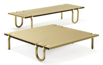 Mogg designové stoly Pipelines Low Table (175 x 60 cm)