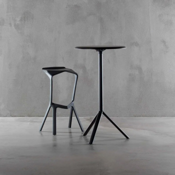 Výprodej PLANK kavárenské stoly Miura Coffee Table (černá, Ø70 cm)