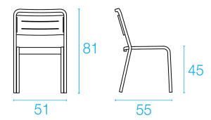 Výprodej Emu designové zahradní židle Urban Chair (taupe)