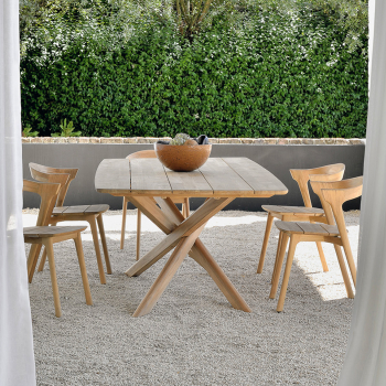 Ethnicraft designové zahradní jídelní stoly Mikado outdoor dining table Small