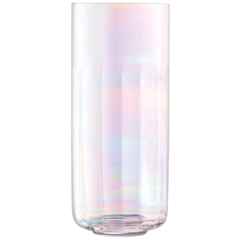 LSA International designové svícny Pearl Lantern/Vase (výška 18.5 cm)