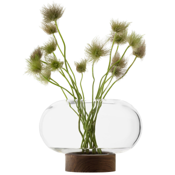 LSA International designové vázy Oblate Vase (výška 13.5 cm)
