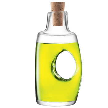 LSA International designové nádoby na olej a ocet Void Oil/Vinegar Bottle & Cork Stopper