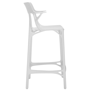 Kartell designové barové židle A.I Stool Recycled (65 cm)
