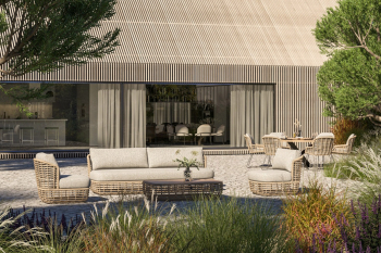 4Seasons Outdoor designové zahradní sedačky Lugano Sofa
