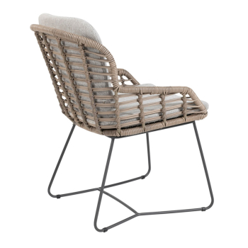 4Seasons Outdoor designové zahradní židle Lugano Armchair Steel