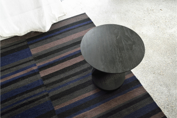 Ethnicraft designové odkládací stolky Oblic Side Table (Ø52 x 49 cm)