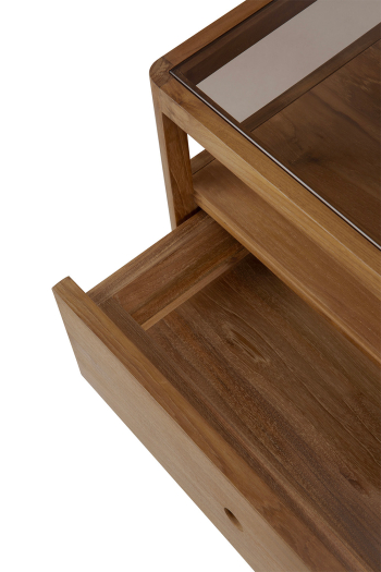Ethnicraft designové noční stolky Spindle Bedside Table (55 x 35 cm)