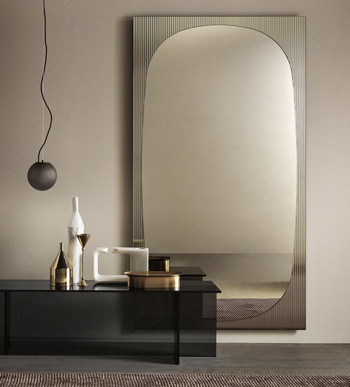 Tonelli designová nástěnná zrcadla Bands Mirror (100 x 100 cm)