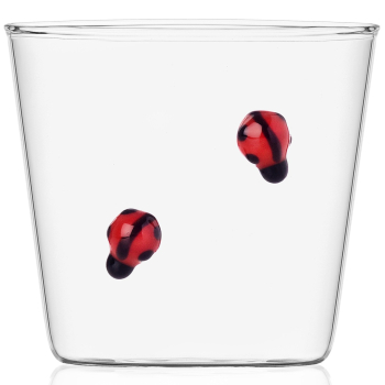 Ichendorf Milano designové sklenice na vodu Garden Pic Nic Tumbler Ladybugs