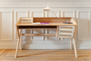 Ethnicraft designové pracovní stoly Origami Desk