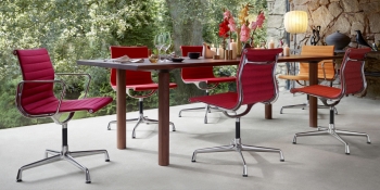 Vitra designové designové židle/ konferenční židle Aluminium Group EA 107 / EA 108