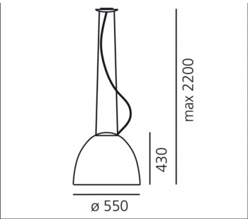 Artemide designová závěsná svítidla Nur Gloss Mini Sospensione