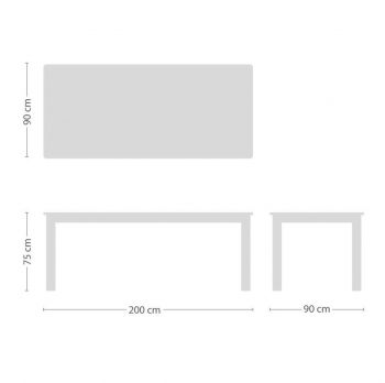 Výprodej Jan Kurtz designové jídelní stoly Cana Table (180 x 90 cm)
