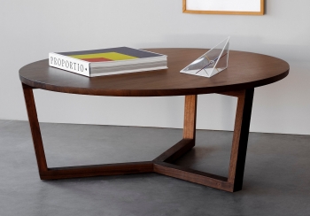 Ethnicraft designové konferenční stoly Tripod Coffee Table