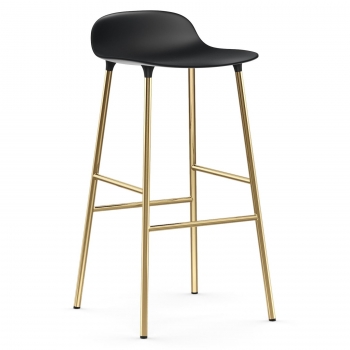 Normann Copenhagen designové barové židle Form Barstool Steel (65 cm)