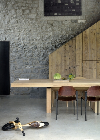 Ethnicraft designové jídelní rozkládací stoly Double Dining Table (200/300 x 100 cm)