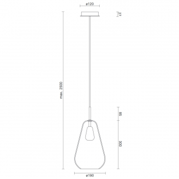 Nuura designová závěsná svítidla Anoli 1 Small