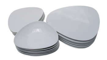 Alessi designové talíře Colombina Dining Plate (6 kusů)