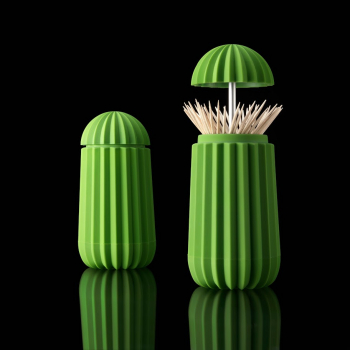 ESSEY Designový zásobník párátek Cactus