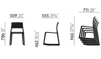 Vitra designové židle Tip Ton