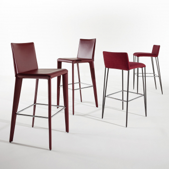 Výprodej Bonaldo designové barové židle Filly Up Too (výška sedáku 73 cm, šedá)