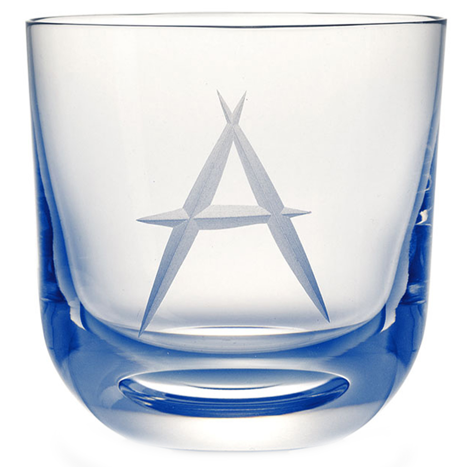 Rückl designové sklenice na vodu ABC Crystal Glass Blue