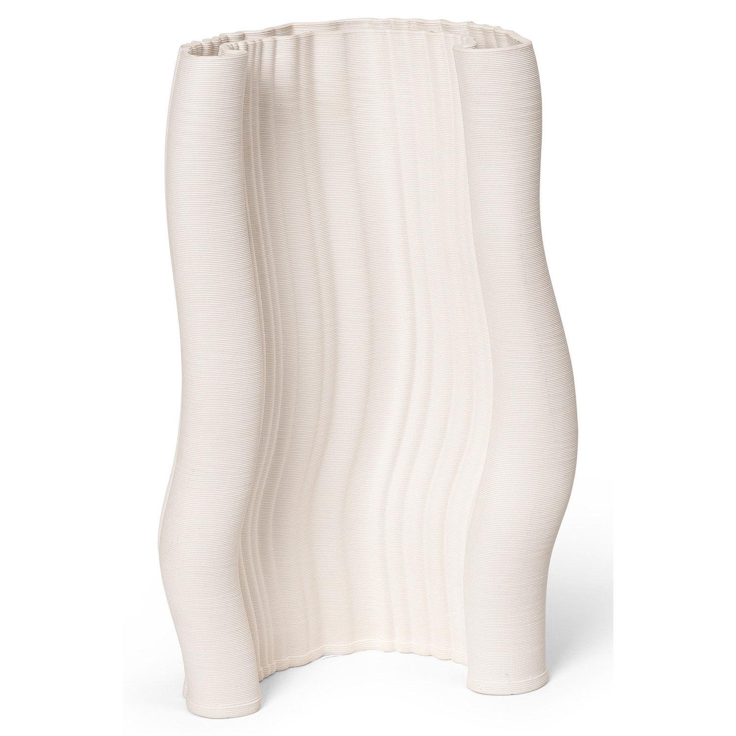 Ferm Living designové vázy Moire Vase Off-White