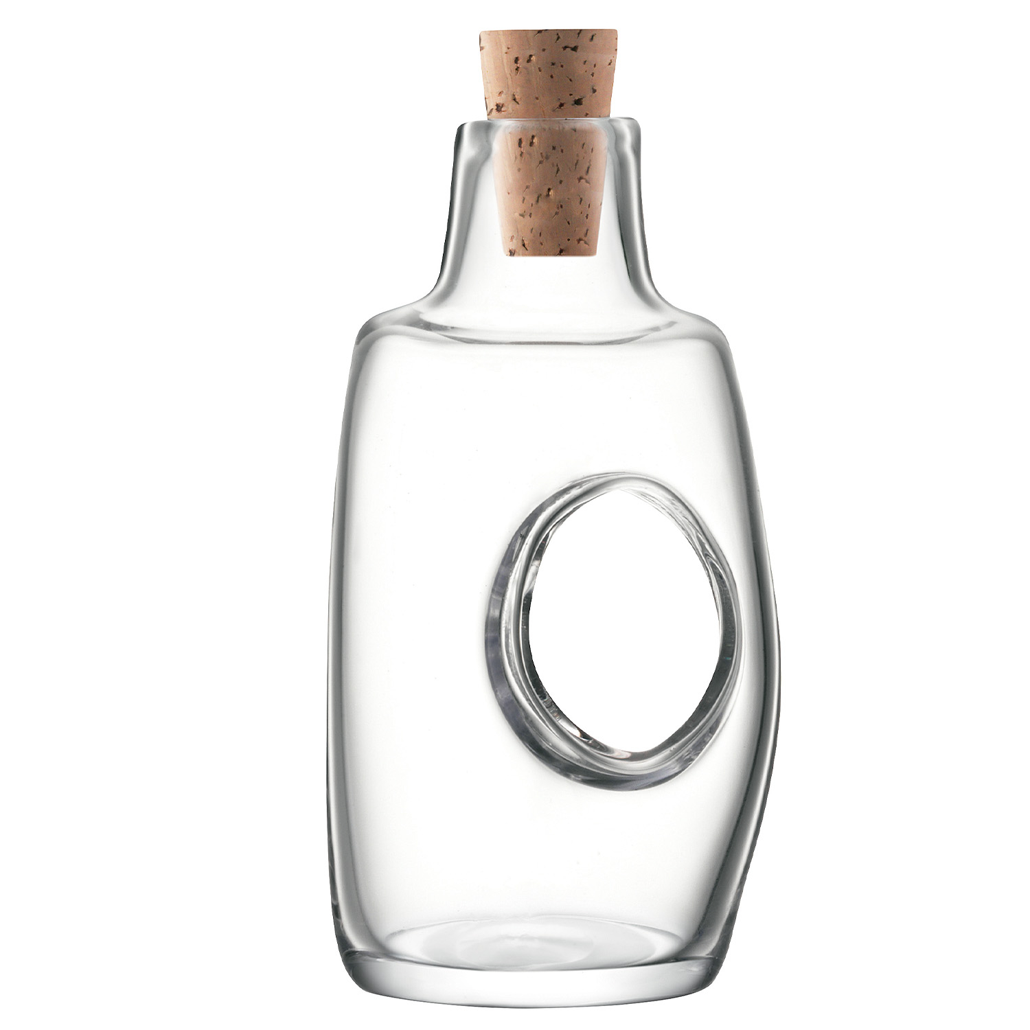 LSA International designové nádoby na olej a ocet Void Oil/Vinegar Bottle & Cork Stopper