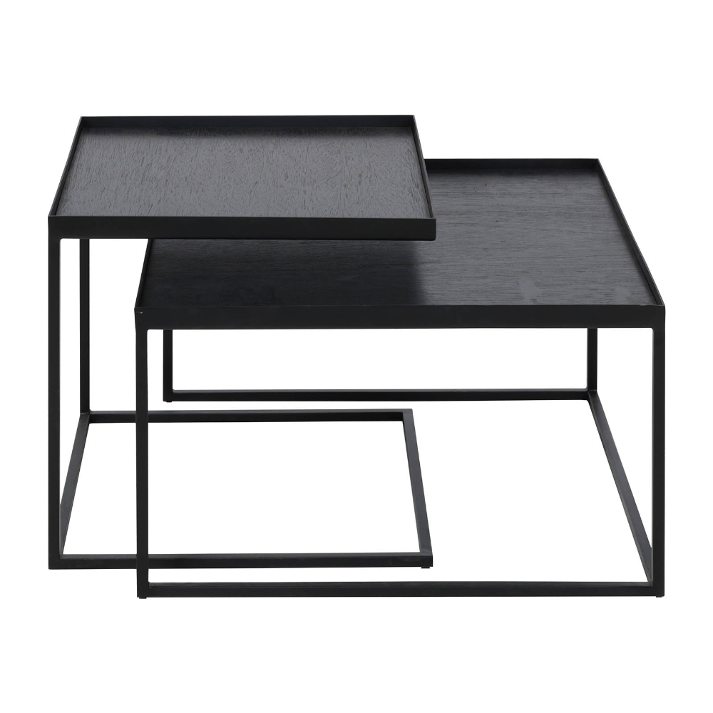 Designové konferenční stolky Rectangle Tray Coffee Table set