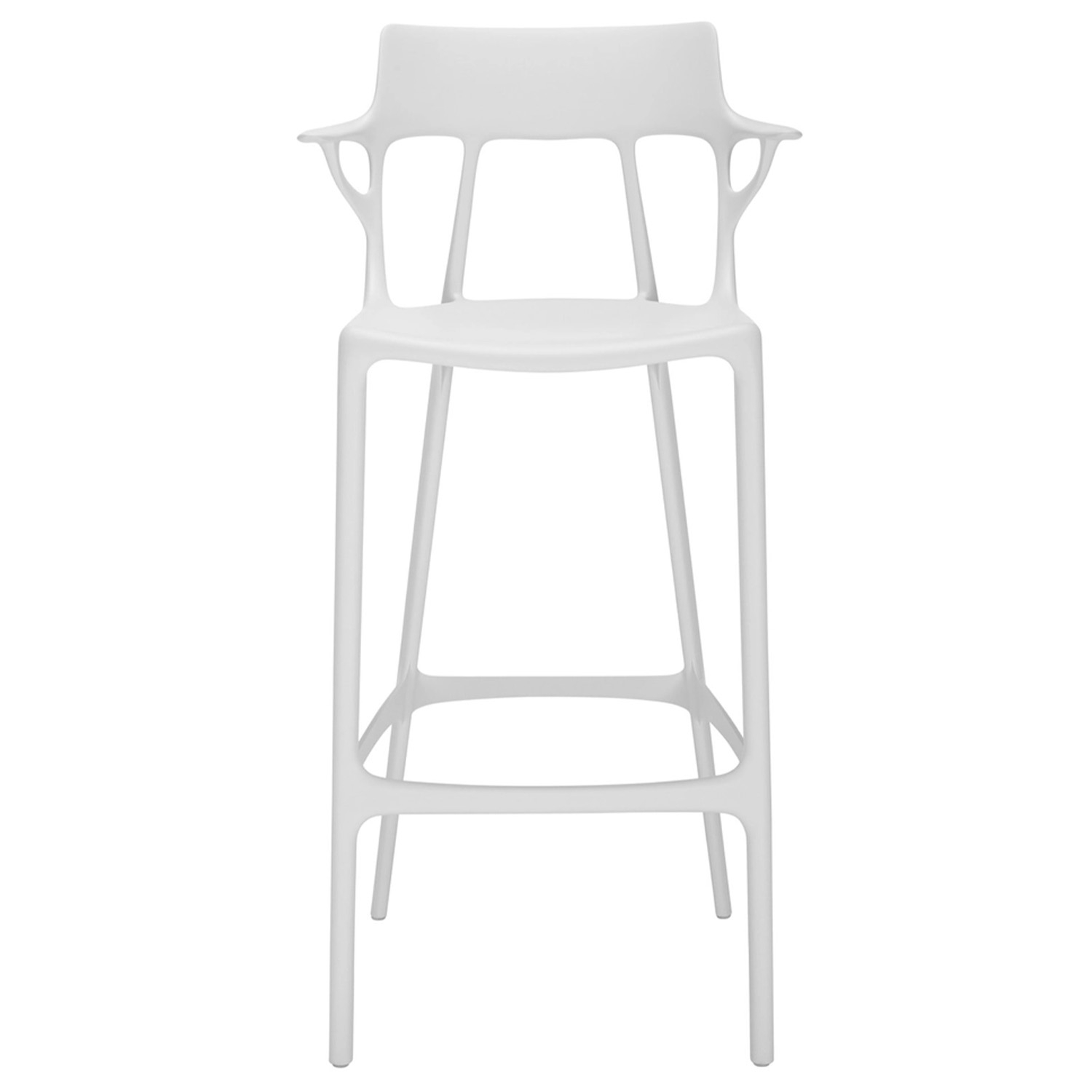 Kartell designové barové židle A.I Stool Recycled (75 cm)
