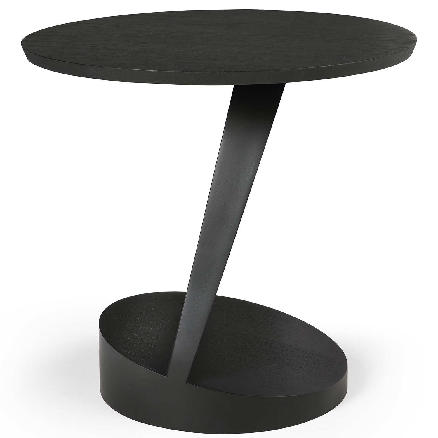 Ethnicraft designové odkládací stolky Oblic Side Table (Ø52 x 49 cm)
