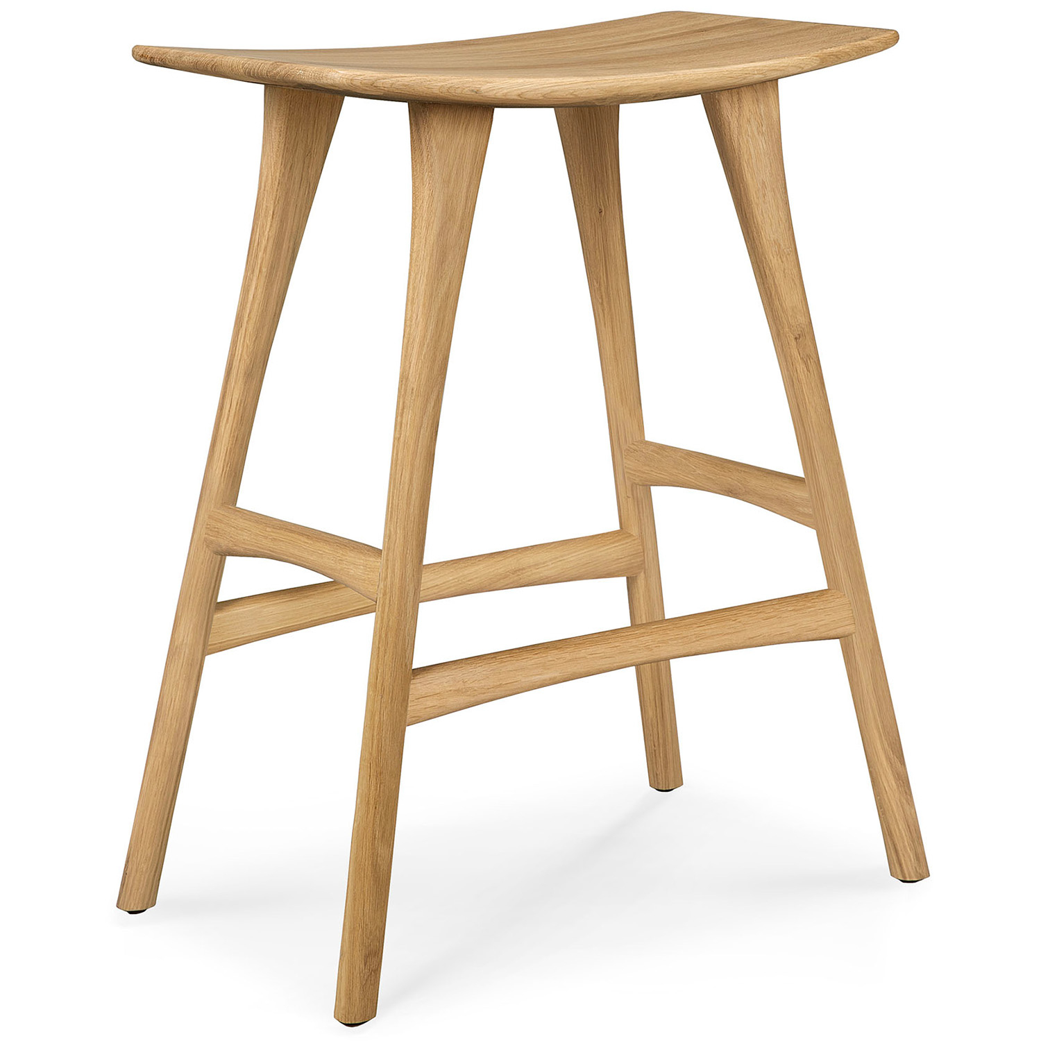 Ethnicraft designové stoličky Osso Counter Stool (výška sedáku 67 cm)