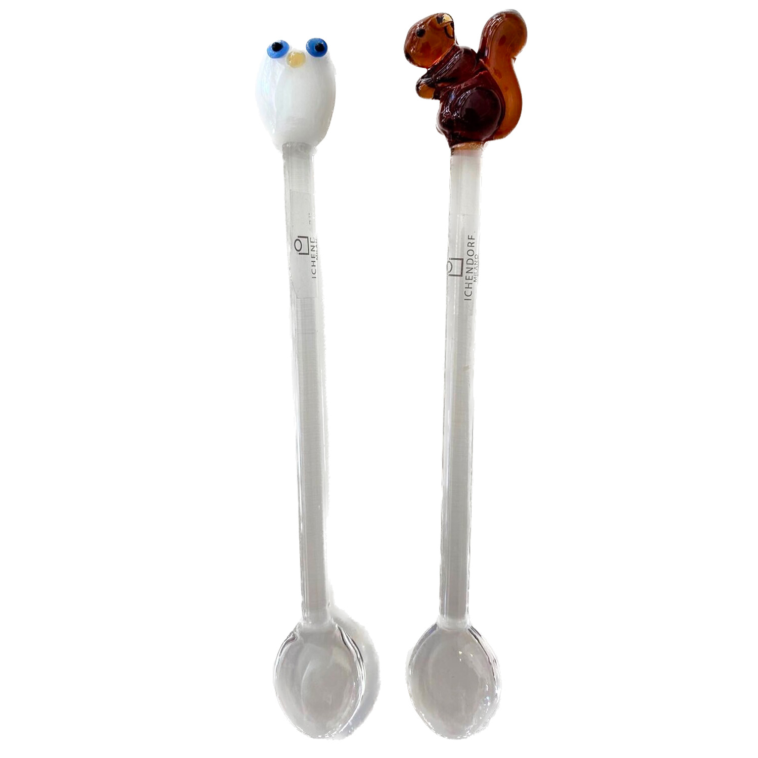 Ichendorf Milano designové příbory Animal Farm set 2 Spoons Owl & Squirrel