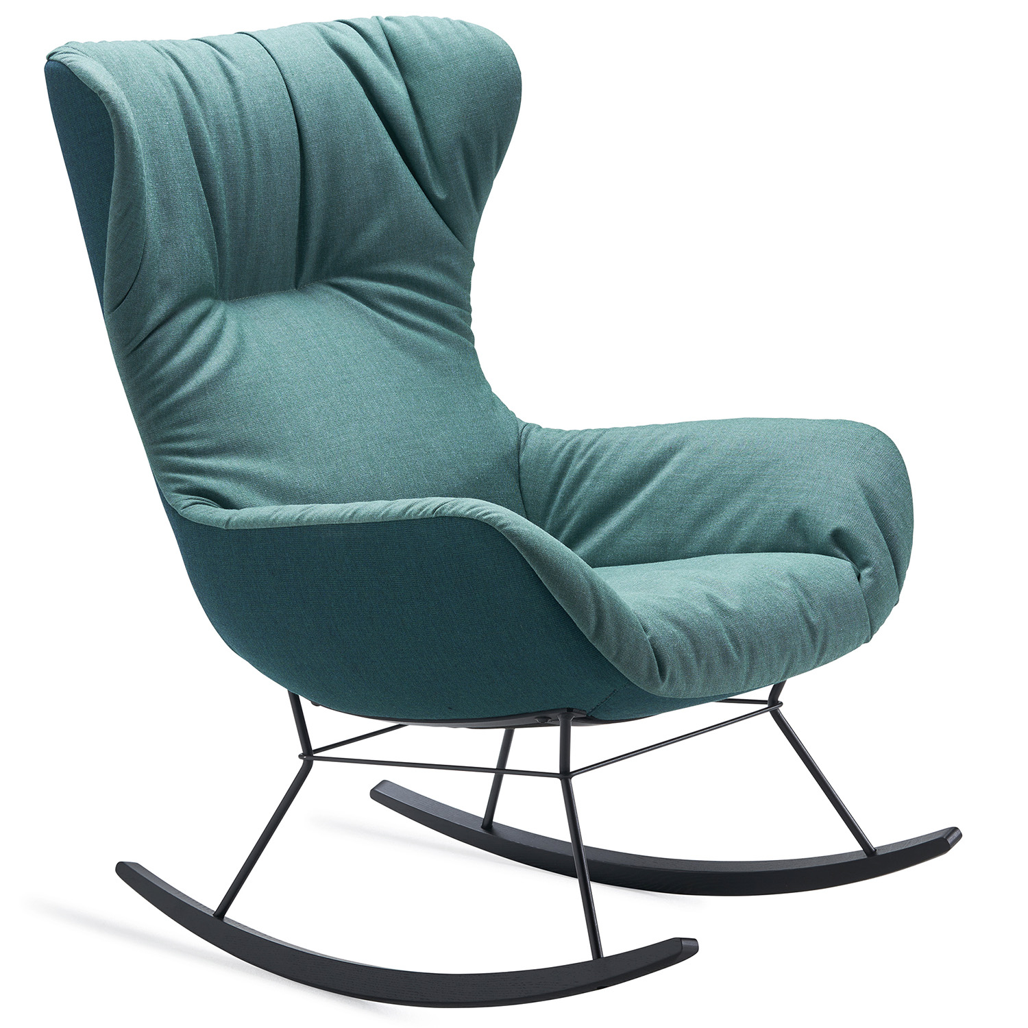 Freifrau Manufaktur designová houpací křesla Leya Rocking Wingback Chair