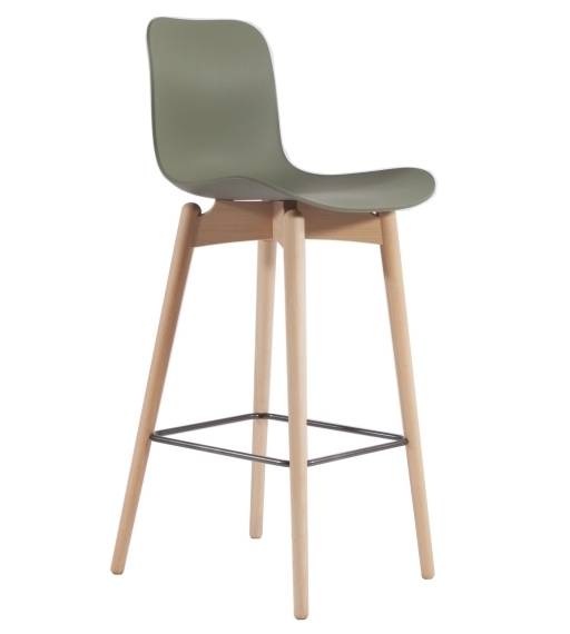 Norr 11 designové barové židle Langue Bar Chair (výška sedáku 65 cm)