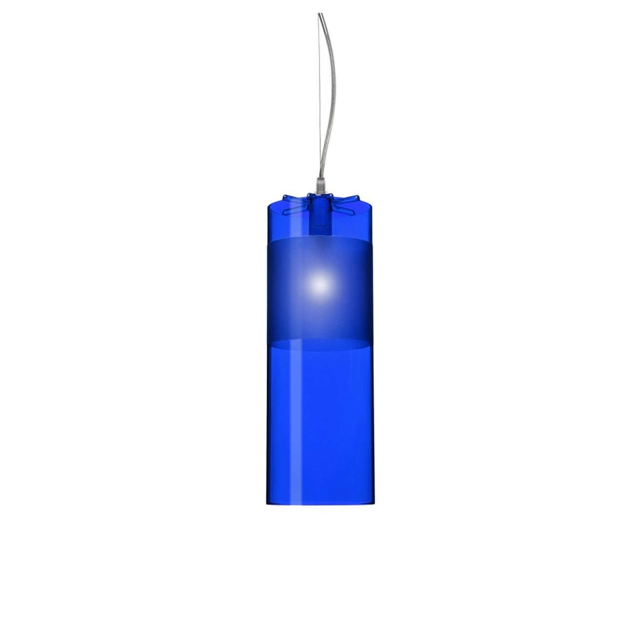 Výprodej Kartell designová závěsná svítidla Easy (modrá transparentní)