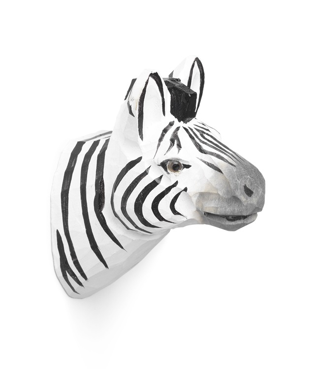 Ferm Living designové nástěnné věšáky Animal Zebra