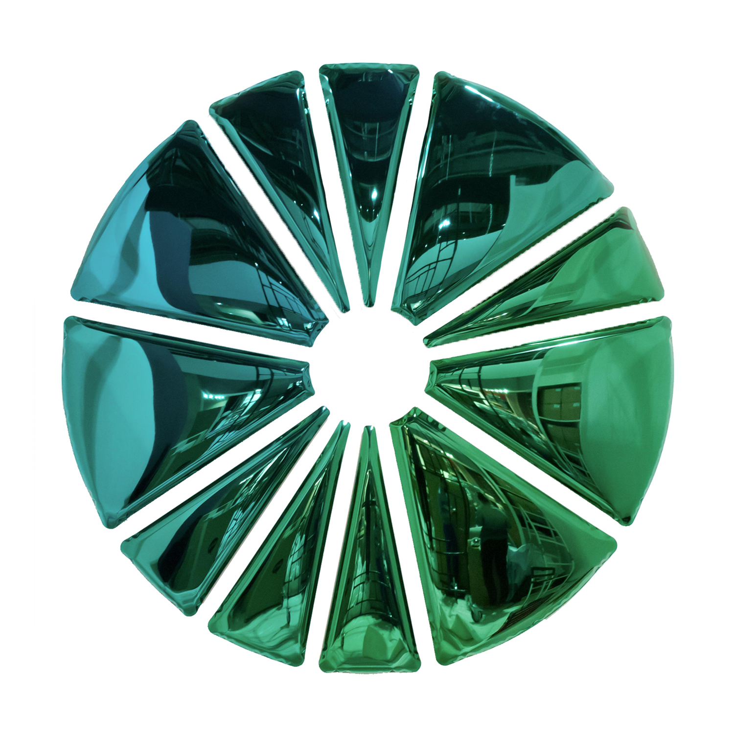 Zieta designová zrcadla Nucleus Gradient (Ø 300 cm)