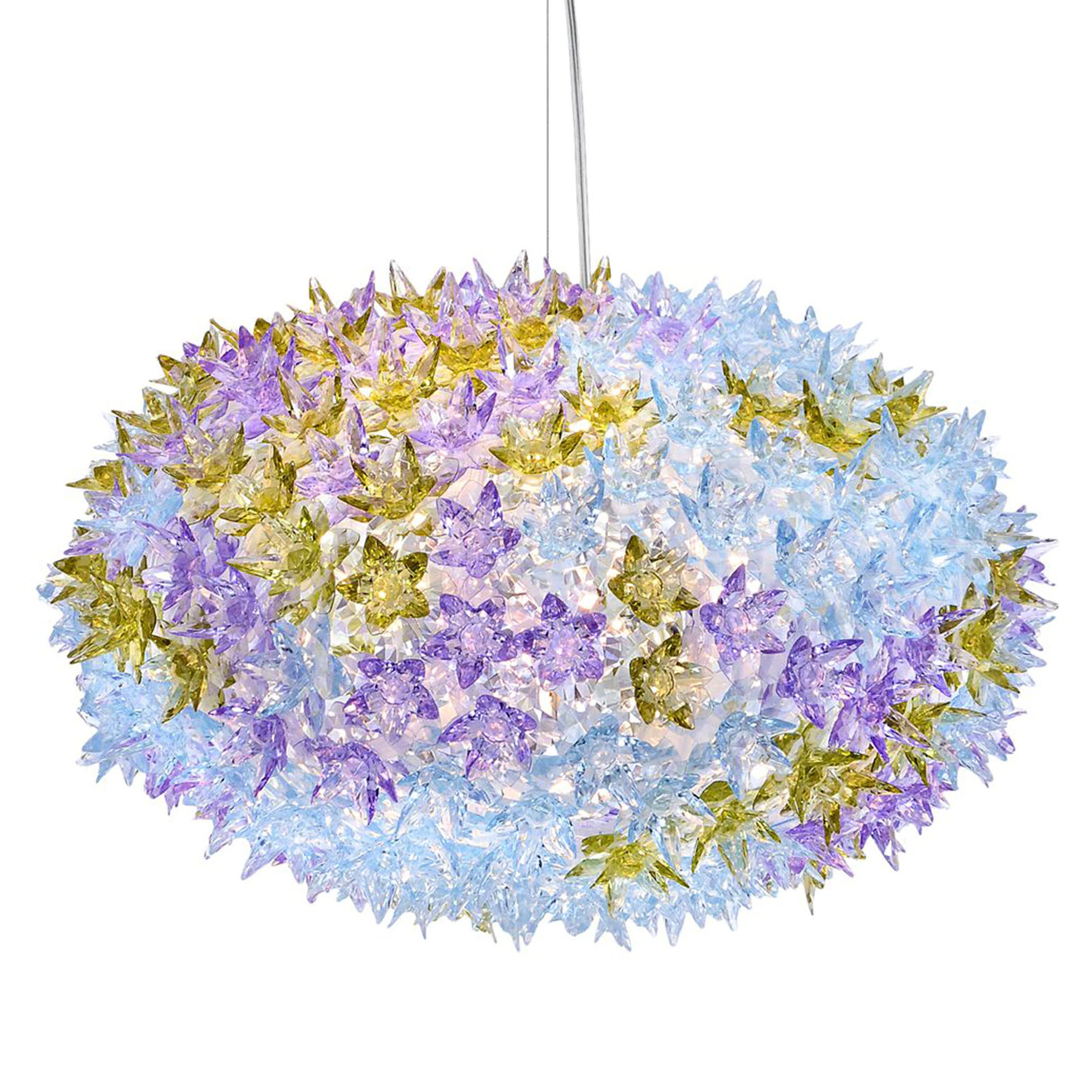 Kartell designová závěsná svítidla Bloom Round (53 x 35 cm)