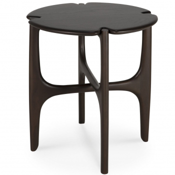 Designové odkládací stolky Mahogany PI Dark Brown Side Table