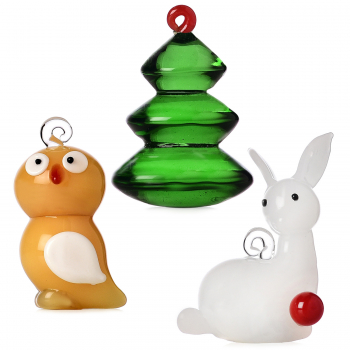 Designové vánoční ozdoby Ornament Woodland Set 2