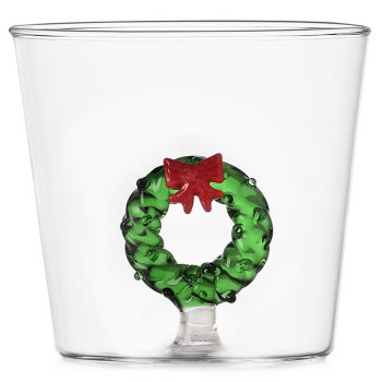 Designové sklenice na vodu Xmas Tumbler McCallister Wreath