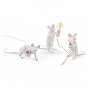 Designové dekoracní figurky / sochy Mouse Lamp