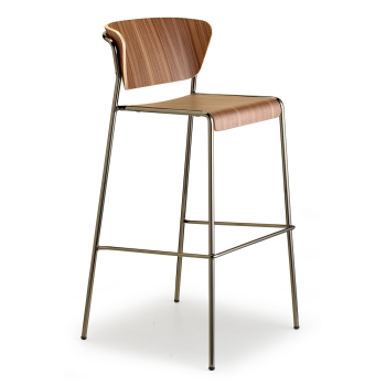 Designové barové židle Lisa Barstool Wood