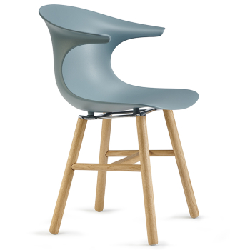 Designové židle Loop Wood